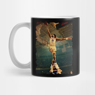 vintage julius erving flying dunk Mug